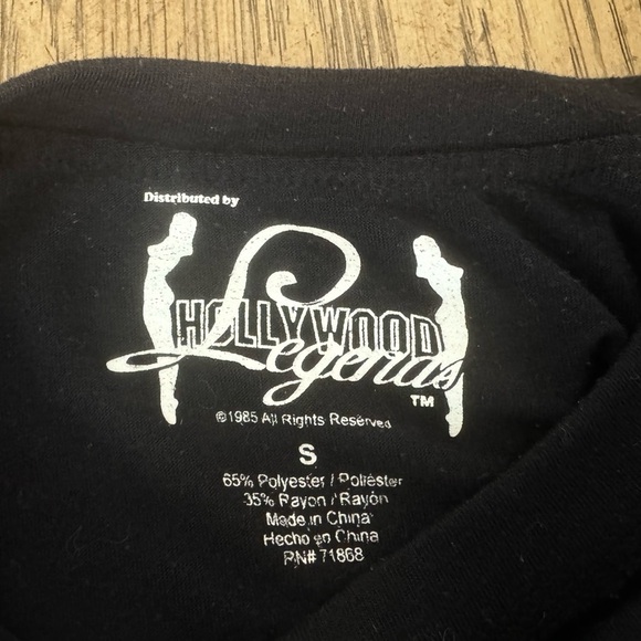 Rare Vintage 1985 Jimi Hendrix Concert Promo Tee Hollywood Legends Small - Picture 5 of 6